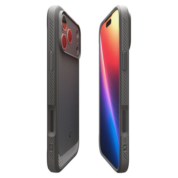 Spigen Rugged Armor Mag MagSafe Case for iPhone 17 Pro Max - Gray 8