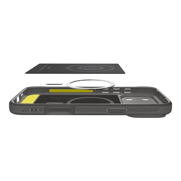 Spigen Rugged Armor Mag MagSafe Case for iPhone 17 Pro Max - Gray 3