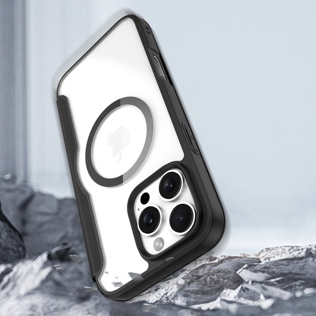 Dux Ducis Skin X Pro Case for iPhone 16 Pro Max with MagSafe and Flip - Black 10
