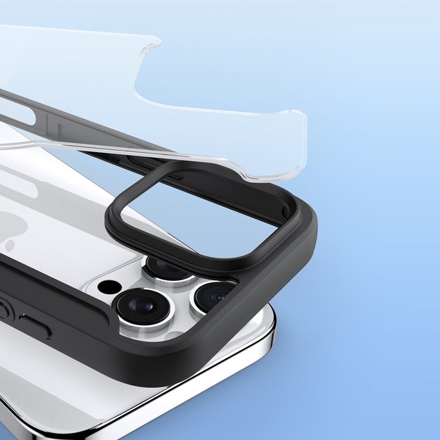 Dux Ducis Skin X Pro Case for iPhone 16 Pro Max with MagSafe and Flip - Black 9