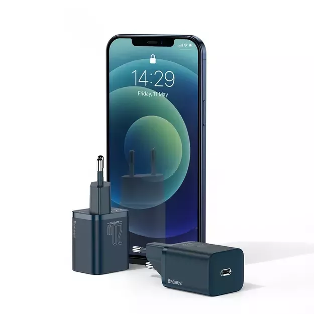 Baseus Super Si 1C fast charger USB Type C 20 W Power Delivery blue (CCSUP-B03) 12