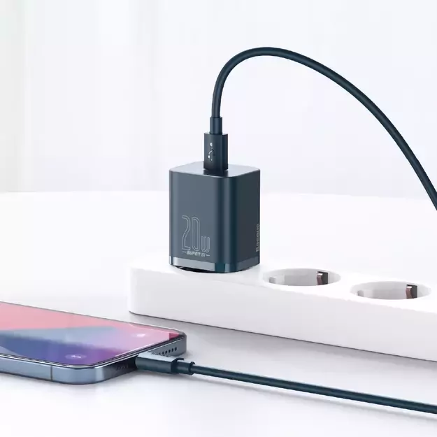 Baseus Super Si 1C fast charger USB Type C 20 W Power Delivery blue (CCSUP-B03) 10