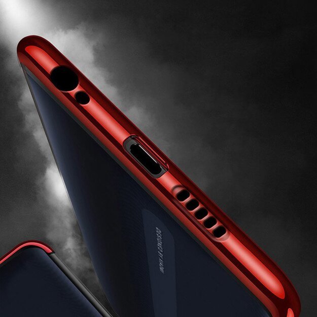 Clear Color Case Gel TPU Electroplating frame Cover for Xiaomi Redmi 8A blue 14