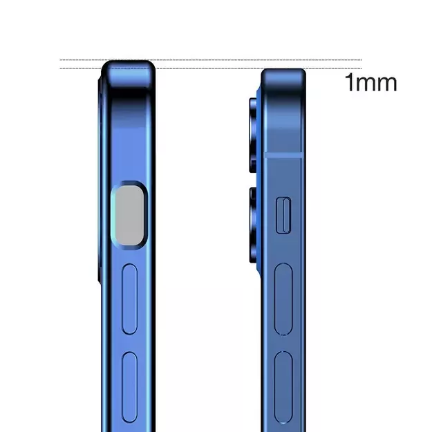 Joyroom New Beauty Series ultra thin case with electroplated frame for iPhone 12 Pro black (JR-BP743) 12
