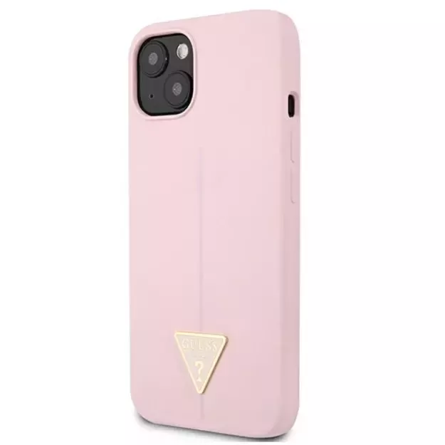 Guess GUHCP13SSLTGU iPhone 13 mini 5.4&quot  purple/purple hardcase Silicone Triangle 8