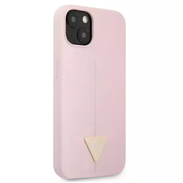 Guess GUHCP13SSLTGU iPhone 13 mini 5.4&quot  purple/purple hardcase Silicone Triangle 10