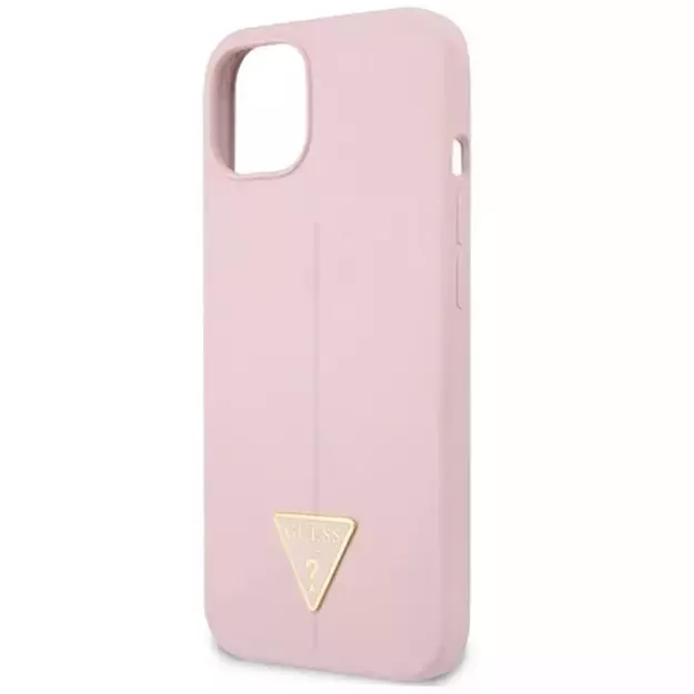 Guess GUHCP13SSLTGU iPhone 13 mini 5.4&quot  purple/purple hardcase Silicone Triangle 12