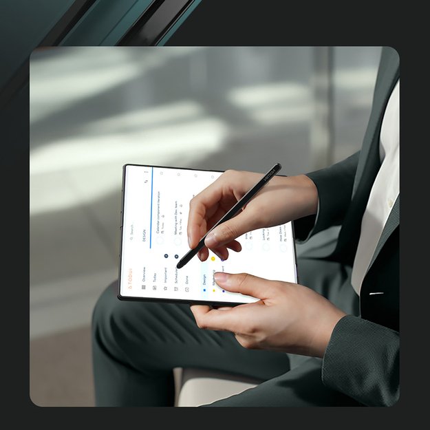 Etui Nillkin Flex Pure Fold na Samsung Galaxy Z Fold 7 z miejscem na S Pen - czarne 7