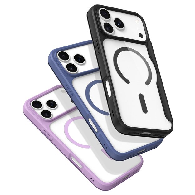 Etui Dux Ducis Skin X Pro na iPhone 17 Pro z portfelem, kompatybilne z MagSafe – niebieskie 10