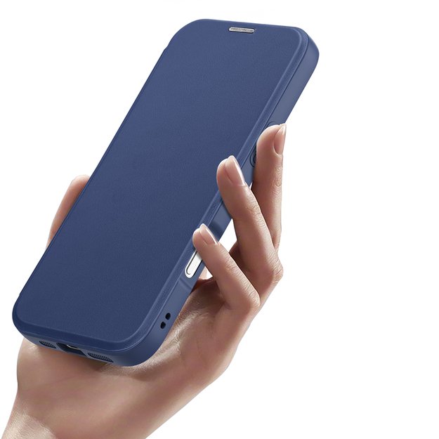 Etui Dux Ducis Skin X Pro na iPhone 17 Pro z portfelem, kompatybilne z MagSafe – niebieskie 2