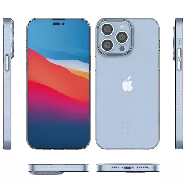Ultra Clear 0.5mm iPhone 14 Pro Max cover gel transparent 2