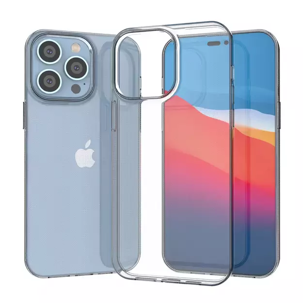 Ultra Clear 0.5mm iPhone 14 Pro Max cover gel transparent 3