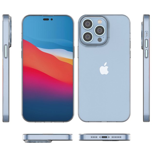 Ultra Clear 0.5mm iPhone 14 Pro Max cover gel transparent 9
