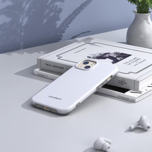 Choetech MFM Anti-drop case Made For MagSafe for iPhone 13 white (PC0112-MFM-WH) 10