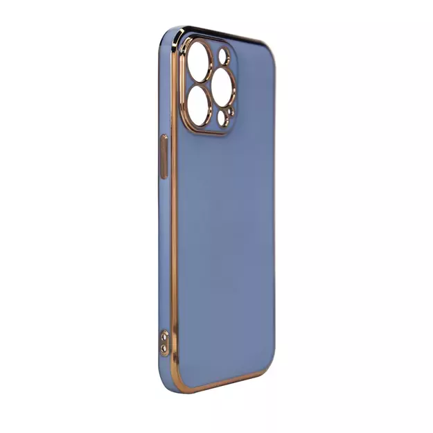 Lighting Color Case for Xiaomi Redmi Note 11 gold frame gel cover blue 1