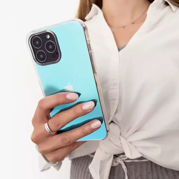 Aurora Case Case for iPhone 13 Neon Gel Blue Cover 2