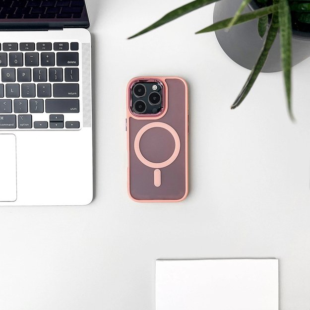 MagSafe Compatible Fashion Case for iPhone 17 - Pink 4