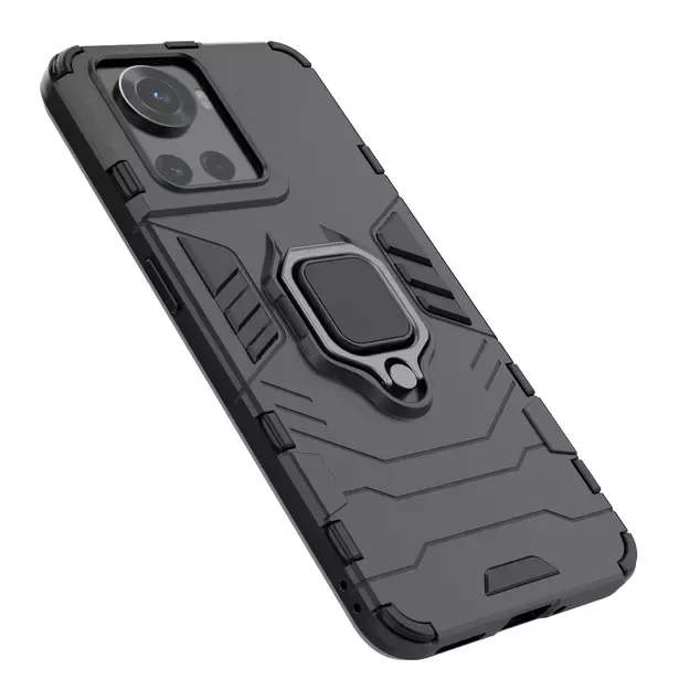 Ring Armor armored hybrid case cover + magnetic holder for OnePlus Ace black 26