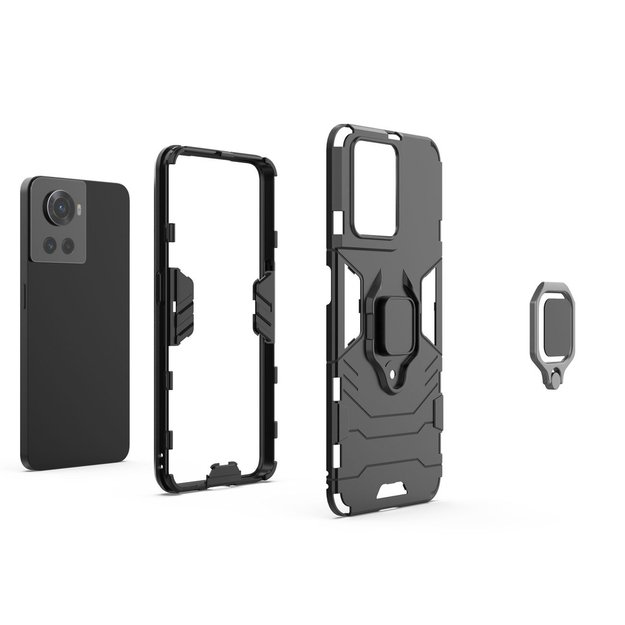 Ring Armor armored hybrid case cover + magnetic holder for OnePlus Ace black 3