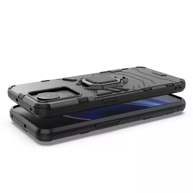 Ring Armor armored hybrid case cover + magnetic holder for OnePlus Ace black 2
