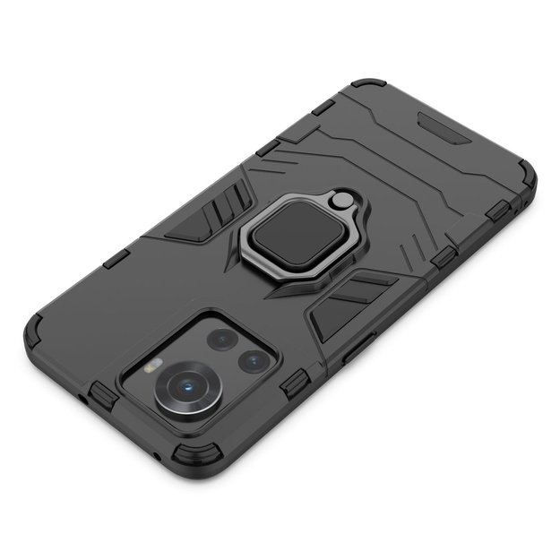 Ring Armor armored hybrid case cover + magnetic holder for OnePlus Ace black 21