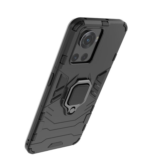 Ring Armor armored hybrid case cover + magnetic holder for OnePlus Ace black 31