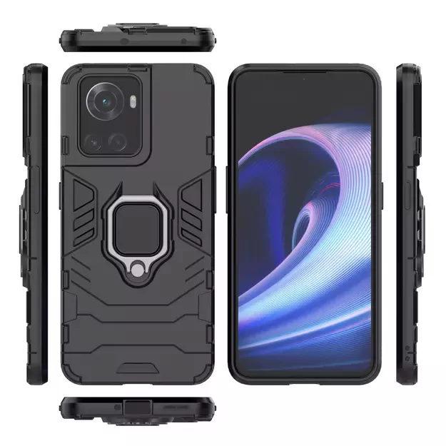 Ring Armor armored hybrid case cover + magnetic holder for OnePlus Ace black 6