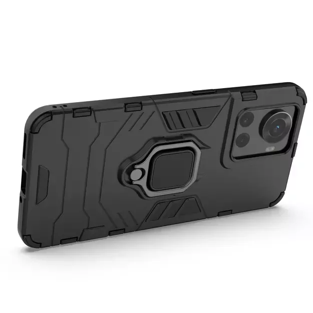 Ring Armor armored hybrid case cover + magnetic holder for OnePlus Ace black 20