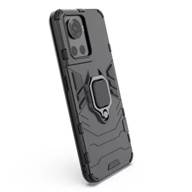 Ring Armor armored hybrid case cover + magnetic holder for OnePlus Ace black 4