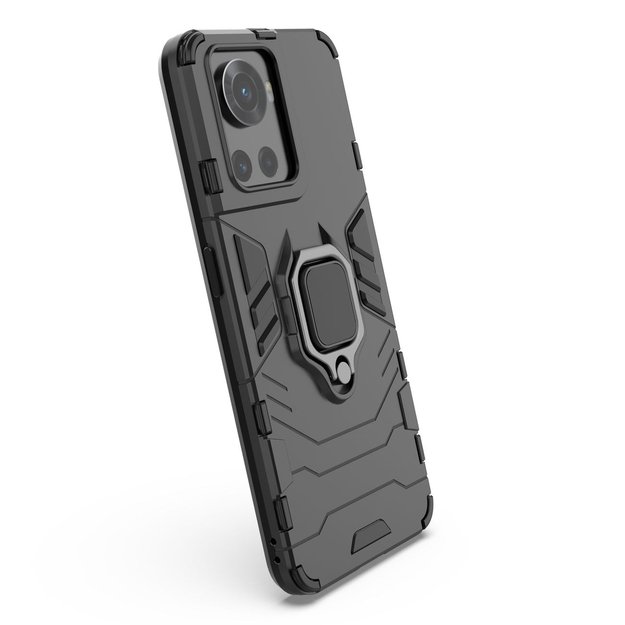 Ring Armor armored hybrid case cover + magnetic holder for OnePlus Ace black 7