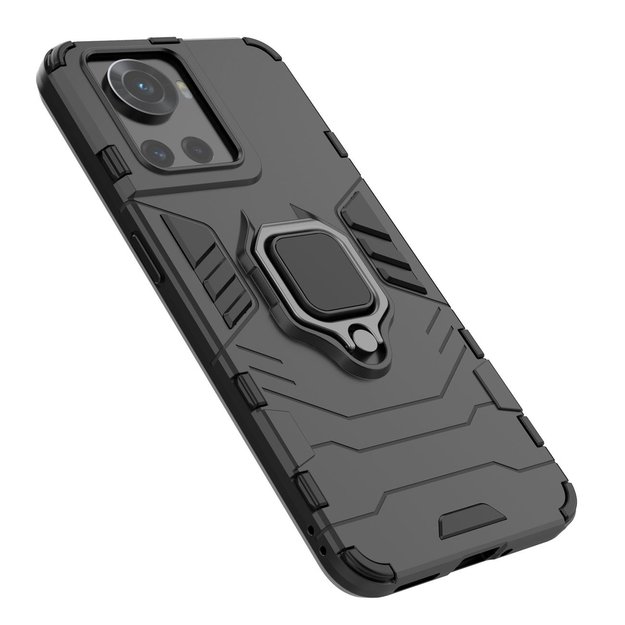 Ring Armor armored hybrid case cover + magnetic holder for OnePlus Ace black 29