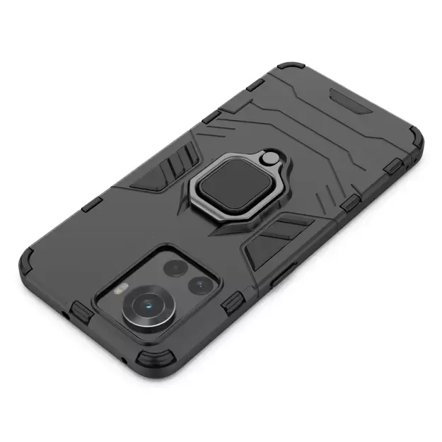 Ring Armor armored hybrid case cover + magnetic holder for OnePlus Ace black 18