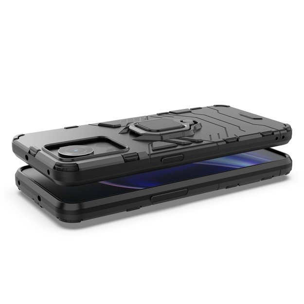 Ring Armor armored hybrid case cover + magnetic holder for OnePlus Ace black 5