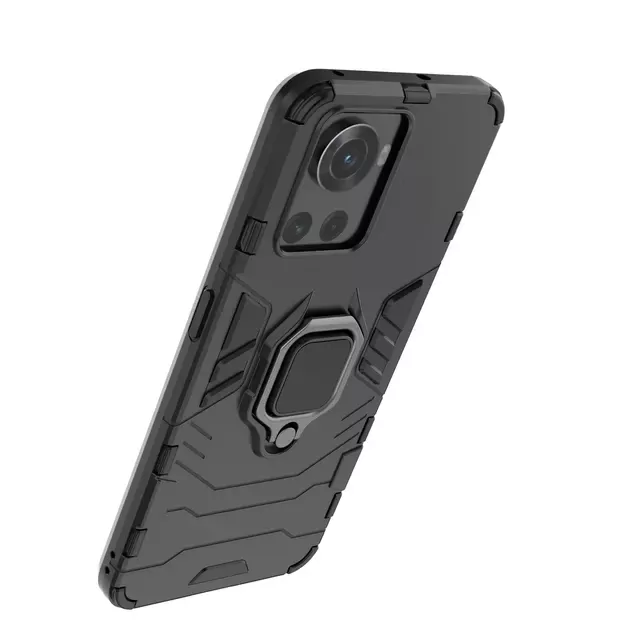 Ring Armor armored hybrid case cover + magnetic holder for OnePlus Ace black 28