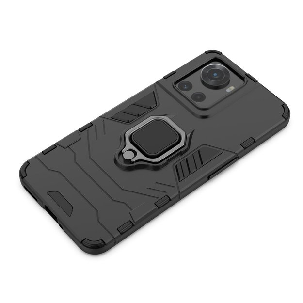 Ring Armor armored hybrid case cover + magnetic holder for OnePlus Ace black 38