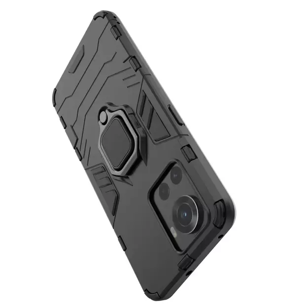 Ring Armor armored hybrid case cover + magnetic holder for OnePlus Ace black 24