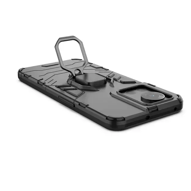 Ring Armor armored hybrid case cover + magnetic holder for OnePlus Ace black 16
