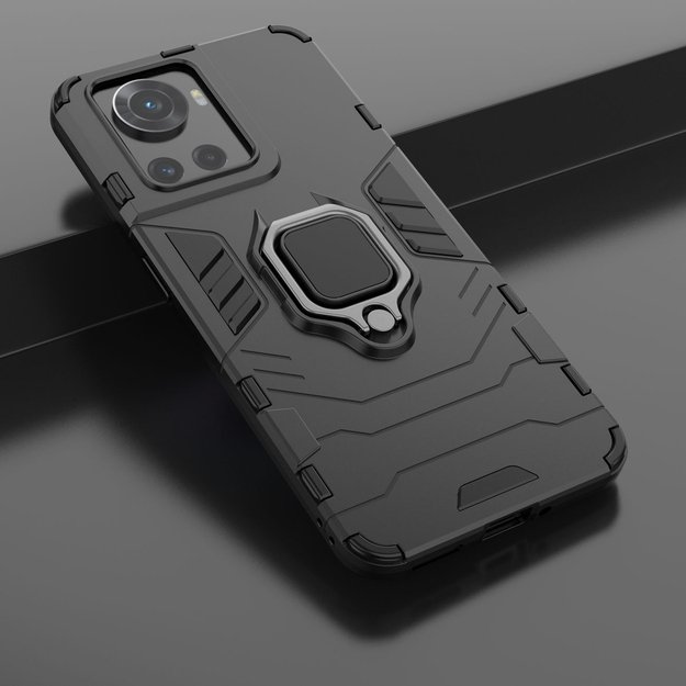 Ring Armor armored hybrid case cover + magnetic holder for OnePlus Ace black 13