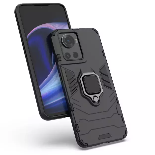 Ring Armor armored hybrid case cover + magnetic holder for OnePlus Ace black 12