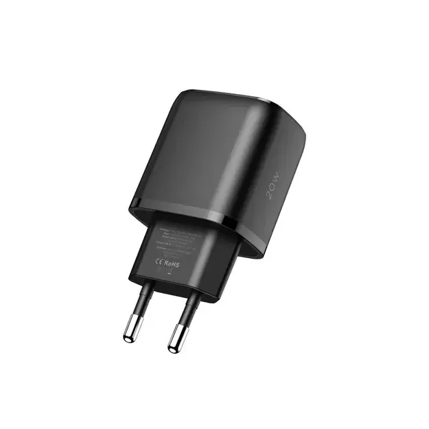 Tech-Protect C20W Charger USB-C PD 20W / USB-A QC 3.0 - Black 10