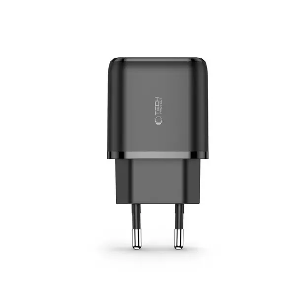 Tech-Protect C20W Charger USB-C PD 20W / USB-A QC 3.0 - Black 8
