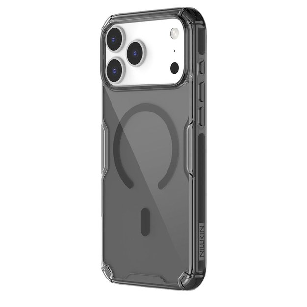 Nillkin Nature TPU Pro Magnetic Case Compatible with MagSafe for iPhone 17 Pro Max - Translucent Black 1