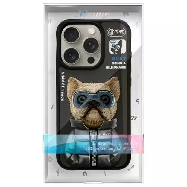 Nimmy Cool&amp Cute 2.0 Case for iPhone 15 Pro - Black 10