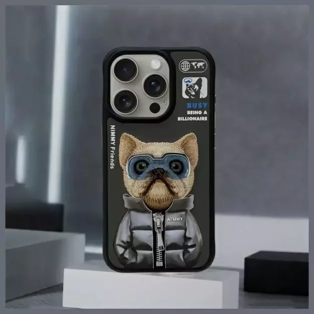 Nimmy Cool&amp Cute 2.0 Case for iPhone 15 Pro - Black 9