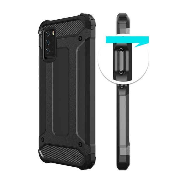 Hybrid Armor Case Tough Rugged Cover for Xiaomi Redmi Note 10 5G / Poco M3 Pro golden 7
