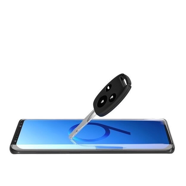 3D Edge Nano Flexi Glass Hybrid Full Screen Protector with frame for Samsung Galaxy S21+ 5G (S21 Plus 5G) black 19