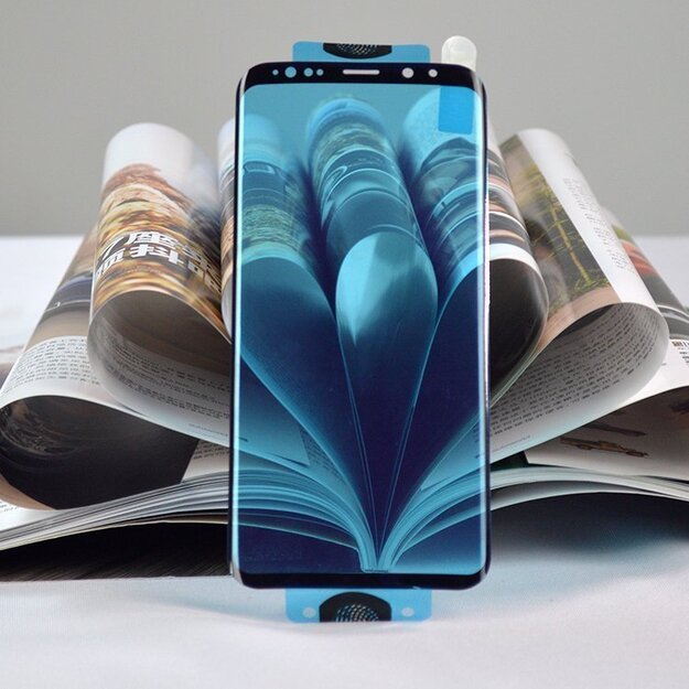 3D Edge Nano Flexi Glass Hybrid Full Screen Protector with frame for Samsung Galaxy S21+ 5G (S21 Plus 5G) black 29