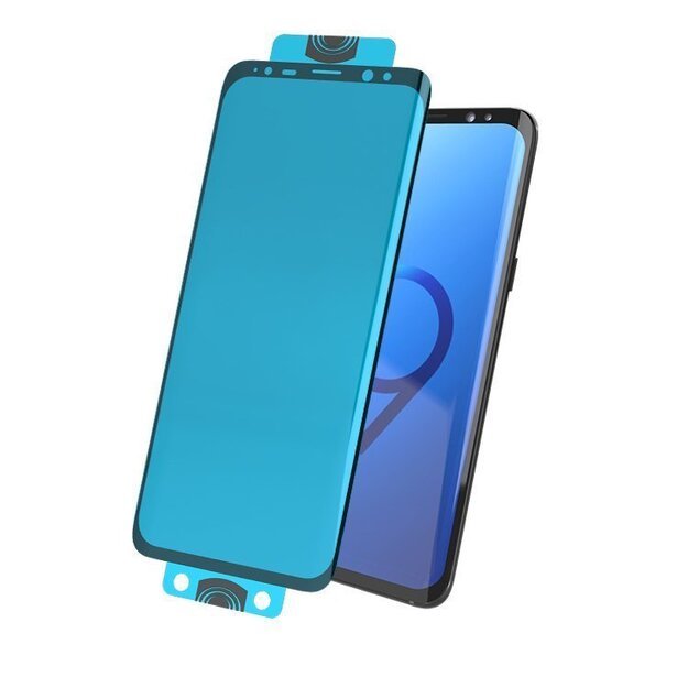 3D Edge Nano Flexi Glass Hybrid Full Screen Protector with frame for Samsung Galaxy S21+ 5G (S21 Plus 5G) black 28