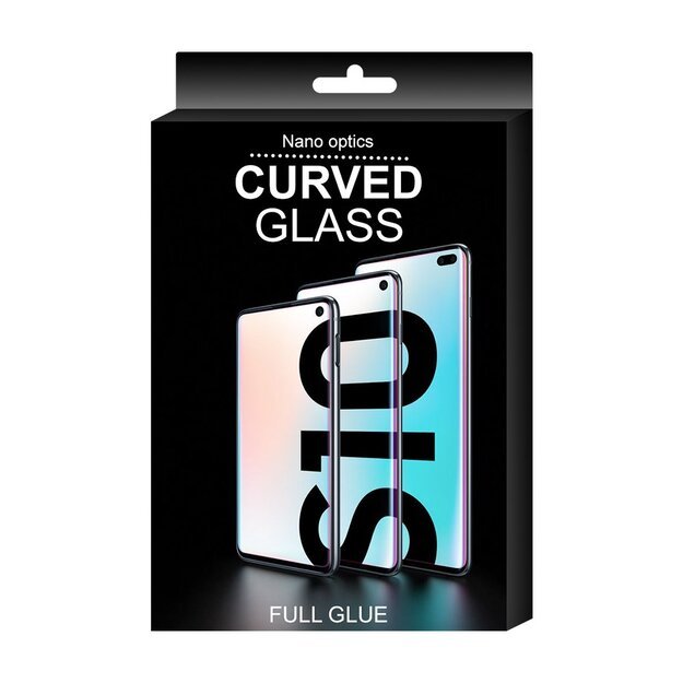 3D Edge Nano Flexi Glass Hybrid Full Screen Protector with frame for Samsung Galaxy S21+ 5G (S21 Plus 5G) black 21