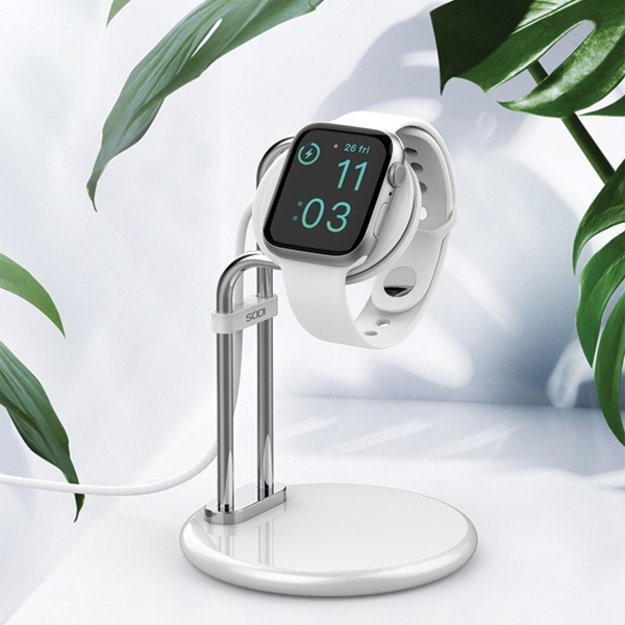 SODI SAW-300 Apple Watch Stand - Silver 5